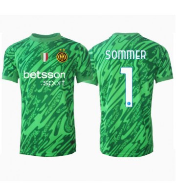 Inter Milan Yann Sommer #1 Målvakt Hemmatröja 2024-25 Kortärmad